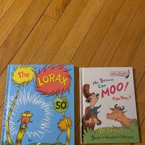 Lot of 2 new Hard Cover Dr Seuss books